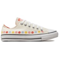  sneakers converse chuck taylor all star floral a08107c egret/pale magma/cloudy daze