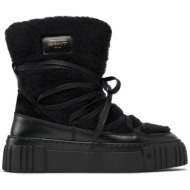  μπότες χιονιού gant snowmont mid boot 27541370 black