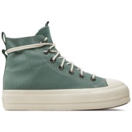  sneakers converse chuck taylor all star lift platform play on utility a08864c herby/egret/admiral el