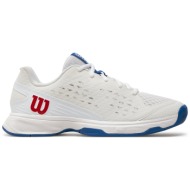  παπούτσια wilson rush pro jr l wrs333000 white/d v blue/wilson red