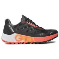  παπούτσια adidas terrex agravic flow 2.0 gore-tex trail running hr1146 cblack/cblack/corfus
