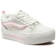 πάνινα παπούτσια vans knu stack vn000cp6yl71 white/pink