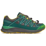  παπούτσια πεζοπορίας kappa kombat terreno wp 341f7kw grey charcoal / green pine a01