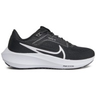  παπούτσια nike air zoom pegasus 40 dv3854 001 black/white/iron grey