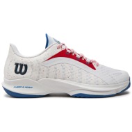  παπούτσια wilson hurakn pro wrs331710 white/wilson red/d v blue