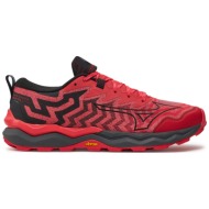  παπούτσια mizuno wave daichi 8 j1gj2471 cayenne/black/high risk red 1