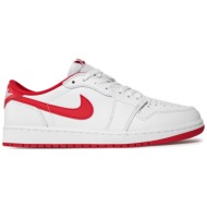  παπούτσια nike air jordan 1 retro low cz0790-161 white/university red-white