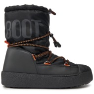  μπότες χιονιού moon boot ltrack polar 24501000001 black / orange 001