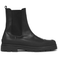  μποτάκια με λάστιχο calvin klein chelsea boot high hm0hm01215 ck black beh