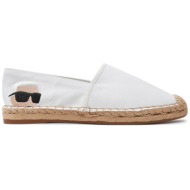  εσπαντρίγιες karl lagerfeld kl80111n white canvas 911