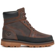  ορειβατικά παπούτσια timberland courma kid boot w/ rand tb0a5xhn9311 dk brown full grain