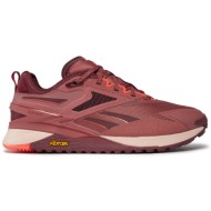  παπούτσια reebok nano x3 adventure ie4461 sedona rose-r/classic maroon/neon cherry