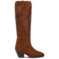  μπότες bronx western 14297-c chestnut 3049