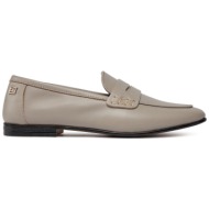  lords tommy hilfiger essential leather loafer fw0fw07769 smooth taupe pkb