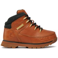  παπούτσια πεζοπορίας timberland euro sprint tb0a5yeh3581 md brown full grain