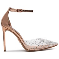  κλειστά παπούτσια steve madden ravaged sandal sm11002564 sm11002564-686 rose gold