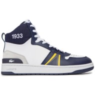  αθλητικά lacoste l001 mid 223 1 sma wht/nvy