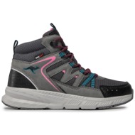  ορειβατικά παπούτσια kangaroos k-uo nod mid rtx 81142-000-2235 charcole grey/neon pink