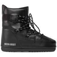  μπότες χιονιού moon boot sneaker mid 14028200001 black 001