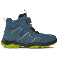  ορειβατικά παπούτσια superfit gore-tex 1-000076-8000 s blue/lightgreen