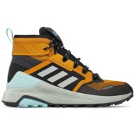  παπούτσια πεζοπορίας adidas terrex trail maker mid cold.rdy hiking shoes ig7538 κίτρινο