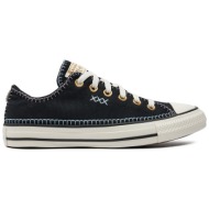  sneakers converse chuck taylor all star crafted stitching a07546c μαύρο