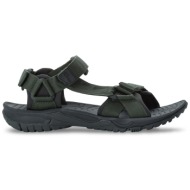  σανδάλια jack wolfskin lakewood ride sandal m 4019021 χακί