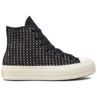  sneakers converse chuck taylor all star lift a09829c μαύρο