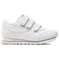  αθλητικά fila orbit velcro kids 1010785 λευκό