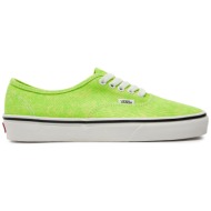  πάνινα παπούτσια vans authentic vn000bw5cx21 πράσινο