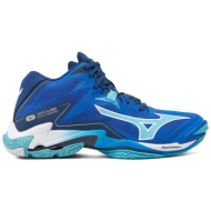  παπούτσια σάλας mizuno wave lightining z8 mid v1ga2405 μπλε