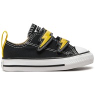  sneakers converse chuck taylor all star electric bolt easy-on a08376c μαύρο