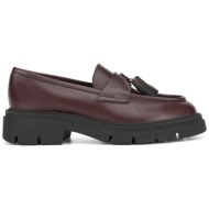  loafers gino rossi grace-i24-26375nb μπορντό