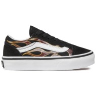  πάνινα παπούτσια vans uy old skool vn0a5aoaboq1 μαύρο