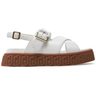  σανδάλια liu jo lovely sandal 01 ba4131 p0102 λευκό