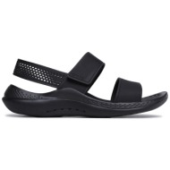  σανδάλια crocs literide 360 sandal w 206711 μαύρο