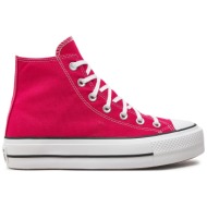  sneakers converse chuck taylor all star lift platform a08288c ροζ