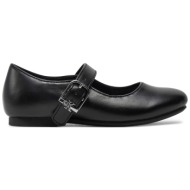  κλειστά παπούτσια calvin klein jeans ballerina v3a3-81008-1355 m μαύρο