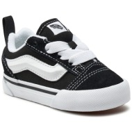  πάνινα παπούτσια vans knu skool elastic lace vn000d0k6bt1 μαύρο