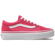  πάνινα παπούτσια vans old skool platform vn0009pdg3x1 ροζ