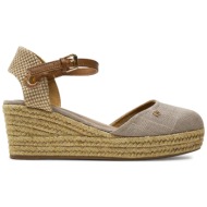  εσπαντρίγιες wrangler bela women semi wedge 20241055 καφέ