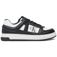  αθλητικά calvin klein jeans low cut lace-up/sneaker v3x9-81060-1355 m μαύρο