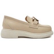  loafers patrizia pepe pj282.22 μπεζ