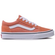  πάνινα παπούτσια vans old skool vn0a7q5fbm51 πορτοκαλί