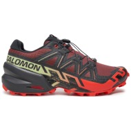  παπούτσια για τρέξιμο salomon speedcross 6 l47581500 κόκκινο