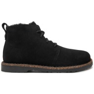  μποτάκια birkenstock uppsala mid shearling leve 1028154 μαύρο