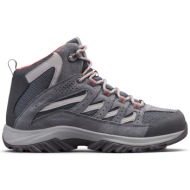  παπούτσια πεζοπορίας columbia crestwood mid waterproof 2099861 γκρι