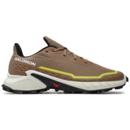  παπούτσια για τρέξιμο salomon alphacross 5 l47460100 μπεζ