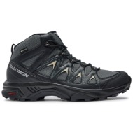  παπούτσια πεζοπορίας salomon x braze mid gore-tex l47430500 μαύρο