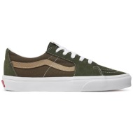  πάνινα παπούτσια vans sk8-low vn0009qr50k1 πράσινο